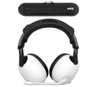 Voarmaks INZONE H9 Headband Cushion Cover Compatible with Sony INZONE H3, H5, H7, H9 Gaming Headsets, 6mm Thick Soft Cushion for Pressure Relief, No Wobble Zipper Slider, with Hanging Loop
