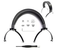 Voarmaks Lambskin Real Leather Full Metal Headband Compatible with Audeze LCD-2,LCD-2C,LCD-3,LCD-4,LCD-4Z,LCD-MX4,LCD-X,LCD-XC Headphone, Black