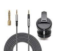 Voarmaks Long Steps Cable Compatible with Pioneer HDJ X5 X7 S7 CUE1 DJ Headphone Length 2m 6.5feet Soft Nylon Lightweight Includes 1/4" 6.35mm Adapter