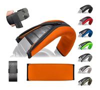 Voarmaks M50X Headband Cover, Dual-Layer Neoprene Headband Cushion Compatible with Audio Technica ATH M50 M50X M50XBT M50S M40X M40 M30 M Series Headphones - Headband Tape Protection Orange