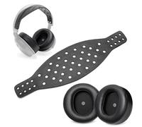 Voarmaks Maxwell Ear Pads + Wide Lambskin Headband Strap Compatible with Maxwell Wireless Gaming Headset, Premium Double-Sided Leather Handcrafted, Durable, Comfortable & Cooler