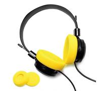 Voarmaks öronkuddar skumkuddar som är kompatibla med HD414 Grado SR60 SR60i SR80 SR80i SR80e SR125 SR225 SR325 SR SRI RS Series PS1000 GS1000 hörlurar (gul)