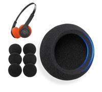 Voarmaks Rewind & Rewind 2 Wireless Headphones Ear Pads Compatible with JLAB Rewind & Rewind 2 Wireless Retro Headphones - 3 Pairs Black Replacement Ear Cushions, 4-5mm High-Density Foam