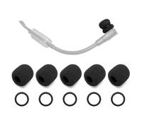 Voarmaks SM35 Mic Covers Compatible with Shure SM35, WH30, BETA 98 H/C HC Condenser Headset Microphone Covers FomWindscreen Pop Filter Noise Reduction, 5-Pack with 5 Silicone O-Rings