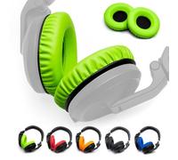 Voarmaks Stylish Color Options Dj Work Ear Pads Foam Cushion Compatible with Pioneer Hdj-X5 X5bt Hdj-X7 X7bt Hdj-X10 Dj Headset Headphone (Green Ear Pads L,R)