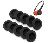 Voarmaks Universal Foam Ear Pads Cushion 50mm-90mm, 5Pairs Premium 4-5mm Thickness High Density Foam Headphone Earpads for Music, Gaming, Office & Call Center Headsets (55mm,2.17",5Pairs)