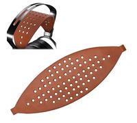Voarmaks Wide Genuine Leather Headband Strap for Monolith M1060C,HIFIMAN HE300 HE400 HE400i HE500 HE560 HE5 HE6 HE4, Ananda,Ananda BT,Arya,Nano,Susvara,HE1000 SE,HE1000 V2,Edition X HEX (Brown)