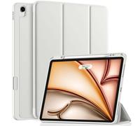 Vobafe Case for iPad Air 13 Inch M3/M2 (2025/2024) with Pencil Holder, Slim Folio Stand Protective Tablet Cover, Multi-Angle Viewing, Auto Wake/Sleep, Light Gray