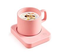 VOBAGA Coffee Mug Warmer for Desk with Auto Shut Off & 3-Temp Settings, Coffee Cup Warmer Galentines Day Gift Home Office Accessory, Perfect for Coffee, Tea, Milk (No Mug)