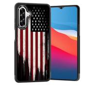 Vobber for Galaxy A17 5G Case,Slim Anti-Scratch Architecture TPU Shockproof Protective Case Cover for Samsung Galaxy A17 5G 6.7" 2025,Old American Flag