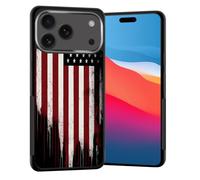 Vobber for iPhone 17 Pro Max Case,Slim Anti-Scratch Architecture TPU Shockproof Protective Case Cover for iPhone 17 Pro Max 6.9" 2025,Old American Flag
