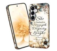 Vobber for Samsung Galaxy A17 5G Case,Dual-Layer Hybrid Phone Cover with Military-Grade Protection, Durable Shockproof & Anti-Scratch Design, Non-Slip Grip, Inspirational Proverbs Quote