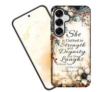 Vobber for Samsung Galaxy A37 5G Case,Dual-Layer Hybrid Phone Cover with Military-Grade Protection, Durable Shockproof & Anti-Scratch Design, Non-Slip Grip, Inspirational Proverbs Quote