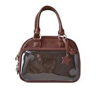 Vobomo Ita Bag Ita Backpack with Insert Big Capacity Single Shoulder Bag Crossbody Bag Y2k Handbag Commuter Bag, Brown