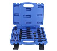 VOBOR 22PCs Glow Plug Removal Tool, Glow Plug Removal Puller, Steel Glow Plug Repair Tools Set Heater Element Electrodes Drilling Tapping M8 M10
