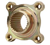 VOBOR 2Pcs Wheel Rear Axle Hub, 28 Tooth Spline 4 Stud for 50CC 110CC 150CC Quad Bike ATV Go Kart