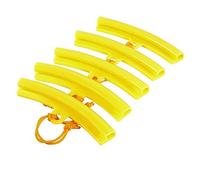 VOBOR 5 Pcs Car Tire Rim Protectors, Motorcycle Wheel Rim Saver, Motorcycle Tire Changer Rim Protector Car Wheel Changing Edge Savers Tool(Yellow)