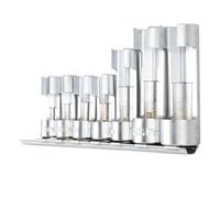 VOBOR 7 Pcs Oxygen Sensor Socket Tool, Lambda Sensor Socket Alloy Oil Injector O2 Sensor Wrench Removal Tool Set for Vehicle