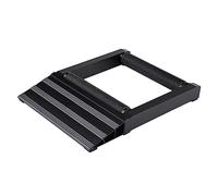 VOBOR Black Aluminum Motorcycle Motorbike Tyre Wheel Spinner Chain Cleaning Roller Stand