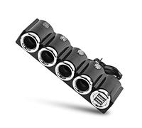 VOBOR Car Charger Adapter, 120W Car Cigarette Lighter Multi Socket, 12V USB Socket, Cigarette Lighter Adapte, Car Charger For iPhone/Samsung & All Car Device