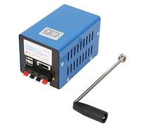 VOBOR Hand Crank Generator, Manual Power Source, Portable Emergency USB Charger, Blue, Ideal for Camping & Emergency Power