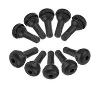 VOBor Valve Stem, Car Auto TR415 Wheel Snap in Tire Tyre Valve Stem Short Rubber Valve 10Pcs