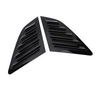 VOBOR VOBOR 2Pcs Rear Side Window Louver Cover Left Right Rear Window Air Vent Scoop Shutter Cover Blind Replacement for 8V Hatchback 2014-2020 (Glossy Black)