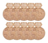 Vobumix 10pcs Bridal Shower Games Kraft Paper Ring Shaped Mad Libs Cards Bachelorette Party Engagement Wedding Shower Supplies