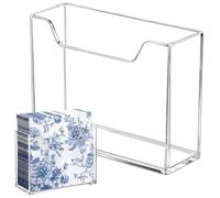 Vobumix Acrylic Napkin Holder Guest Towel Box Clear Tissue Holder for Dining Table Kitchen Restaurant Hotel Reception and Parties