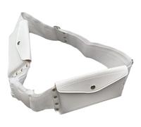 Vobumix Arab Hajj Belt with 2 Pockets Adjustable Ihram Belt Anti-theft Waist Bag for Prayer Ethnic Hajj and Umrah