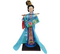 Vobumix Chinese Style Figure Statue Ancient Beautiful Women Statue Four Ancient Beauty Ornament for Bookshelves Desks and Windowsills