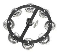 Vobumix Drum Hihat Tambourine Lightweight Single Row Jingles Tambourine Add-on for Percussion Diy Projects