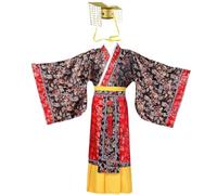 Vobumix Emperor Cosplay Costume Chinese Emperor Outfit Ancient Traditional Costume for Halloween Carnival Performance