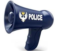 Vobumix Firefighter Megaphone Play Handheld Mic Toy Voice Changing Toy Pretend Game Props for Festival Party Decorations