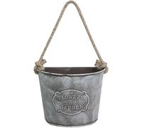 Vobumix Hanging Flower Pot Metal Hanging Planter Fence Flower Holder for Balcony Fence Railing Garden Home Decoration