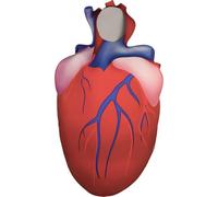 Vobumix Heart Costume Horror Cosplay Jumpsuit Party Clothes Halloween Shooting Props for Adult Fancy Dress Up