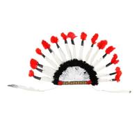 Vobumix Indian Hat American Headdress Fancy Dress Cap Carnival Hair Accessories for Carnival Role-playing Dressup