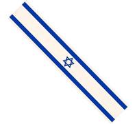Vobumix Israel Flag Table Runner Jewish Table Cloth Traditional Table Decoration for Passover Rosh Hashanah Sukkot Sukkah Party Decor