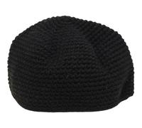 Vobumix Knitting Muslim Hat Traditional Prayer Cap Winter Kufi Cap for Men Taqiya Takke Islamic Headwear Muslim Clothing Accessory