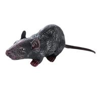 Vobumix Realistic Mice Halloween Rat Toy Black Fake Rat Plastic Rat Simulation Mouse Model Halloween Prank Props Simulated Mouse Halloween Decoration