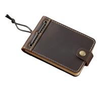 Vobumix Tiny Leather Notebook Travelers Notebook with Leather Cover Portable Steno Book Cute Diary Journal for Office School Writing Plan Memo