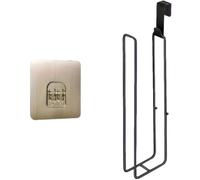 Vobumix Toilet Paper Holder, over the Tank Toilet Paper Holder, Toilet Paper Roll Holder, Wall Mount Toilet Paper Storage for Bathroom Storage and Organization