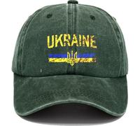 Vobumix Ukrainian Baseball Hat Ukraine Emblem Cap Embroidery Sport Hat Fashion Summer Headwear for Men Women