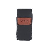 VOCA Premium Black Vertical Belt Clip Holster Case Expandable Size for Flip Phones V330 V533 V540 Obooy EG520