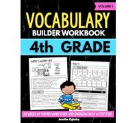 Vocabulary Builder Grade 4 Workbook: Volume 1: Daily Vocabulary Practice with Weekly Word Lists, Reading Activities, and Review (20 Weeks of Word Study) (Daily Vocabulary Builder)