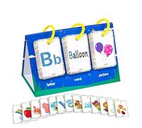 Vocabulary Flash Cards Educational - Colorful & Fun Learning Cards,Game Portable Toy for Girl Preschoolers Develop Skills School Home Playtime Travel Boy Aged 3-8