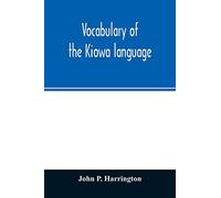 Vocabulary of the Kiowa language