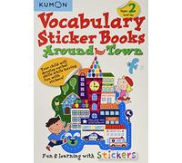 Vocabulary Sticker Books Around Town (Kumon Vocabulary Sticker Books)