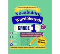 Vocabulary Word Search Grade 1: Fun Vocabulary Builder Puzzles for Kids: Ages 5 - 6 (Vocabulary Builder Series)