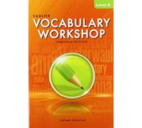 Vocabulary Workshop Enriched Edition Level H by Jerome Shostak (2012-05-03)